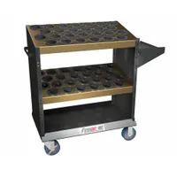 HUOT Tool Holder Cart: For BT50/CAT50/NMTB50 Taper, 52 Compartments (MPN 23950)