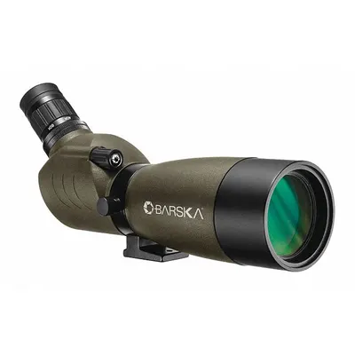BARSKA Spotting Scope: 20x to 60x, 101 ft @ 1000 yd (20x)/52.5 ft @ 1000 yd (60x) - Spotting Scopes