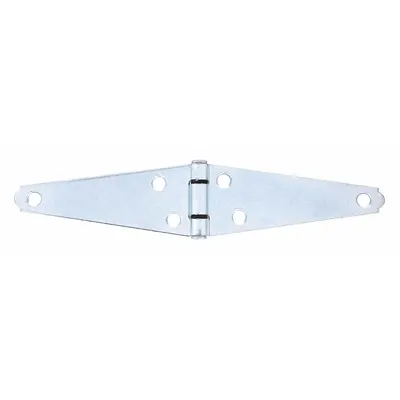 OEM Steel Strap Hinge, 1 1/2 in Leaf Height, 4 in Leaf Width - Strap Hinges