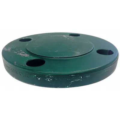 OEM Blind Iron Pipe Flange, 1/2 in, Carbon Steel, Raised Face, Class 150, 285 psi - Blind Iron Pipe Flanges