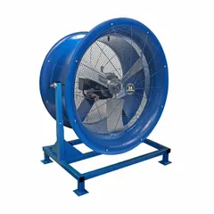 This PATTERSON floor-mounted pedestal fan features a 34-inch blade and a 3 hp motor operating at 208 to 230/460V AC. It delivers high-velocity airflow for cooling, ventilation, and drying in industrial environments such as factories, warehouses, and workshops. The non-oscillating single-speed design provides focused air movement with flexible placement.