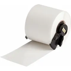 This continuous label roll is made of clear gloss polyester for indoor use. It measures 1 29/32 inches by 50 feet and is compatible with the M611 printer series. Typical applications include asset identification, cable marking, and safety signage in industrial environments.