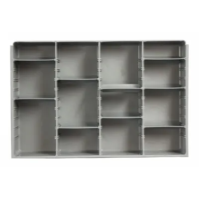 DURHAM MFG Compartment Drawer Insert: 18 in x 12 in x 3 in - Inserts for Large Compartmented Boxes