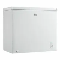 BLACK & DECKER Chest Freezer: White, 7 cu ft Capacity, 33 1/2 in x 32 in x 21 3/4 in, 6 to 9.9 cu ft (MPN BCFK706)