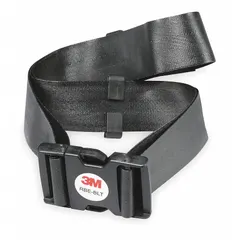 Decontamination belt accessory for 3M powered air-purifying respirator (PAPR) systems. Secures the PAPR unit to the wearer during hazmat or industrial cleaning operations, enabling hands-free use while maintaining safety compliance in chemical, pharmaceutical, and hazardous-material environments.