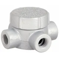 Conduit Outlet Body: Iron, GRJ, 3/4 in Trade Size, X Body, 7.3 cu in Body Capacity (MPN GRJX75)