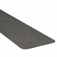 Anti-Slip Tread: Coarse, 60 Grit Size, Black, Solid, 6 in x 24 in, 36 mil Tape Thick, Rubber, 50 PK (MPN 510-6X2)