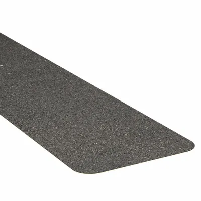 3M Anti-Slip Tread: Coarse, 60 Grit Size, Black, Solid, 6 in x 24 in, 36 mil Tape Thick - Medium Traffic Antislip Treads