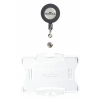 Badge Holder: Pouch, Horizontal, 3 7/16 in Badge Pouch Wd, 2 1/8 in Badge Pouch Ht, Plastic, 10 PK (MPN 801119)