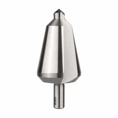 RUKO TOOLS High-Speed Steel Tube & Sheet Drill Bit, 24-40 mm, 3-Flats Shank - High-Speed Steel Tube & Sheet Drill Bits