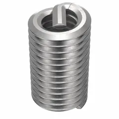 Free-running tanged helical insert for repairing or reinforcing internal threads in metal. M4-0.70 right-hand coarse metric thread, plain finish. Supplied in a 100-piece pack.