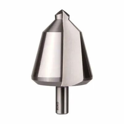 RUKO TOOLS High-Speed Steel Tube & Sheet Drill Bit, 40-61 mm, 3-Flats Shank - High-Speed Steel Tube & Sheet Drill Bits