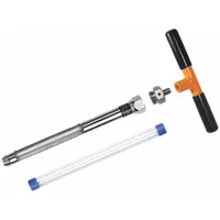 AMS Soil Recovery Probe: Stainless Steel, Threaded, 5/8 in Connection Size, 1 1/8 in Overall Dia (MPN 424.41)