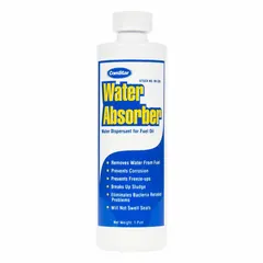Water dispersant formulated for fuel oil systems. Absorbs and disperses water accumulation in heating fuel oil tanks and lines to reduce corrosion, microbial growth, and fuel degradation. Suitable for use in commercial and industrial heating applications.