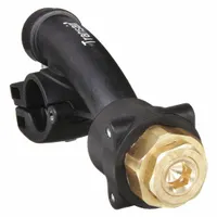 This polyamide tube fitting connects 1 1/2 in OD tubing to a 1/2 in FNPT port. Push-to-Connect design enables quick, leak-free installation in compressed air systems. Suitable for pneumatic distribution and industrial air networks