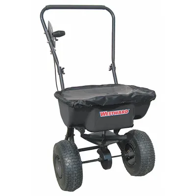 WESTWARD Manual Walk-Behind Spreader: Landscape, Lawn and Agriculture, 30 lb Capacity - Seed & Fertilizer Spreaders