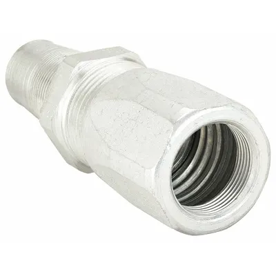 AEROQUIP Hydraulic Hose Fitting: -5 For Hose Dash Size, 1/4 in x 5/16 in Fitting Size - Steel Reusable Hydraulic Hose Fittings