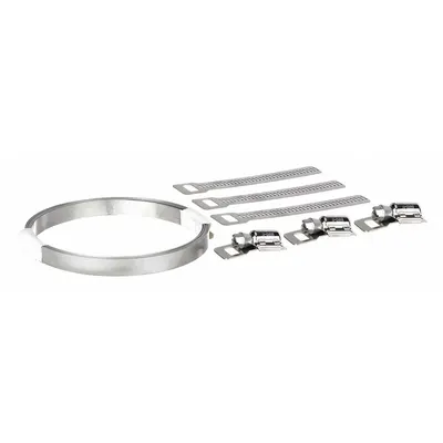 BAND-IT Adjustable Clamp Kit: 201 Stainless Steel, 0.02 in Band Thick, 10 ft Band Lg - Tube & Hose Build-Your-Own Clamps