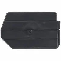 AKRO-MILS Bin Divider: 10 1/4 in x 6 3/8 in, Not Electrostatic Discharge Conductive, Black (MPN 40239)