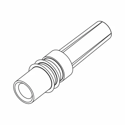 ANDERSON POWER PRODUCTS PP30 Crimp Contact, 10 AWG, Tin, 30 A, 600V - Electrical Contacts for Anderson Power Connectors