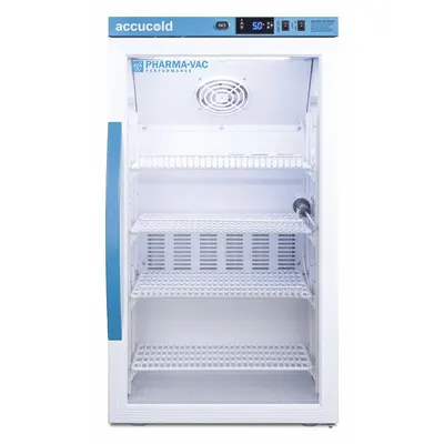 ACCUCOLD Vaccine Refrigerator: 3 cu ft, Undercounter, 2°C to 8°C, 19 in Overall Dp - Pharmacy & Vaccine Refrigerators