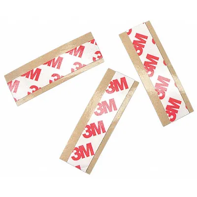 3M GPT-020 Double-Sided Polyester Film Tape Strip, 3/4 in x 3 in, 8.3 mil - Double-Sided Film Tape Strips & Squares