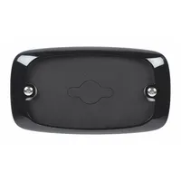 This black polycarbonate bezel is designed for use with the FR6-Back-Up vehicle light mount. It provides a finished appearance around the light fixture, suitable for industrial and emergency vehicle applications. Dimensions: 4 13/16 in length, 2 13/16 in height, 3/32 in width