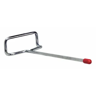 QUANTUM STORAGE SYSTEMS 9" Single Rod: Single Rod, 9 in Overall Lg, 15 lb Load Capacity - Hooks for Louvered Panels & Racks