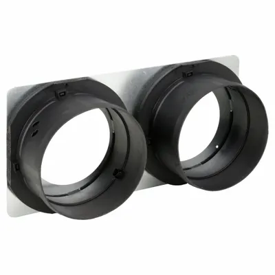 TJERNLUND Duct Take Off Kit: Compatible With X2D (MPN DT2-6) - Duct Connector Kits for Crawlspace Fans