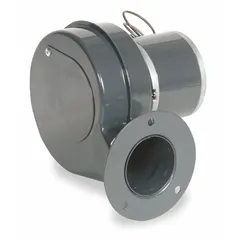 Direct-drive blower with 3-inch wheel diameter, delivering 40.5 cfm at 1/125 hp. Operates on 115V AC, single-phase, with an open motor housing and CCW rotation. Designed for OEM replacement in ventilation, cooling, and air-moving applications.