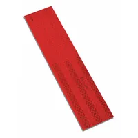 Reflective Tape: Buses/Construction/Emergency Vehicles/Rail, Red, 2 in Wd, 9 in Lg, Acrylic, 5 PK (MPN 983-72)
