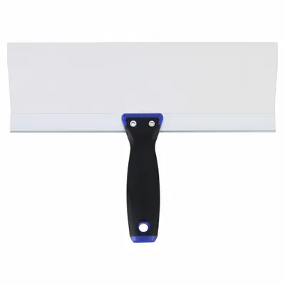 WESTWARD Taping Knife: Bld. Mat. Stainless Steel, Hdl. Mat. Polypropylene/TPR - Corrosion-Resistant Spreading Tools