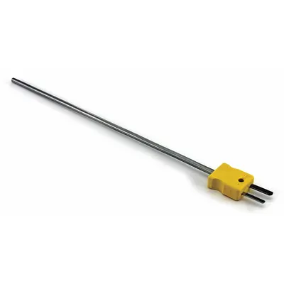 Dayton Thermocouple Probe: -325°F to 2,280°F /-200°C to 1,250°C, Type K, Rounded Tip - Thermocouples for Gas Applications
