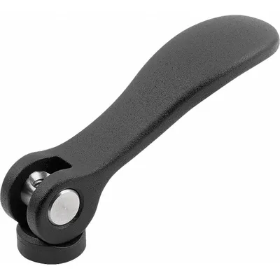 KIPP Cam Lever with Threaded Hole, M4, 36.2 mm Handle Length - Cam Levers with Threaded Hole