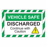 Safety Sign: Plastic, Mounting Holes/Suction Cup Sign Mounting, 7 in x 10 in Nominal Sign Size (MPN 2656)