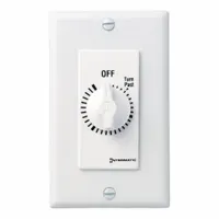INTERMATIC Spring-Wound Timer: 30 min Max, DPST, 277V AC, No Wall Plate Included, White (MPN FD430MW)
