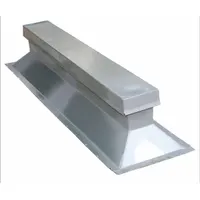 This steel equipment mounting rail is designed for use with blowers and condensers. It has a galvanized finish, a 6 ft overall length, and a 1,450 lb weight capacity. The rail includes a 2 x 4 wood nailer for attachment to roof structures