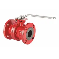 This KECKLEY manual two-way ball valve features a 4-inch carbon steel body with Class 300 flange connections and a two-piece design. Equipped with a locking lever handle, it provides secure on/off flow control in industrial piping systems handling gases, liquids, and steam