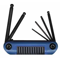 EKLIND Hex Key Set: 1 - 5 Pieces, Fold-Up Hex, Folding, Metric, Short, 1 Pieces, Folding Holder (MPN 25169)