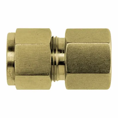 BRENNAN INDUSTRIES N2405-04-04-B Clean & Bagged Double-Ferrule - Clean & Bagged Double-Ferrule Brass Compression Fittings