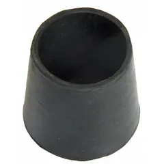 Rubber leg tip designed for use with Westward power tool models 7DD56 and SP-HD75-0/SP-HD75-1. Provides stable, non-slip support and helps reduce vibration during operation. Height of 1-15/16 in. Commonly used as a replacement part for maintaining equipment stability and floor protection.