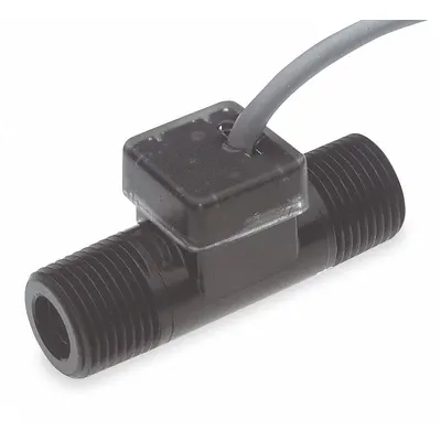 GEMS SENSORS Inline Turbine Flow Sensor, 3/8 in NPT, 0.26-2.7 gpm, FT-110 - Inline Turbine Flow Sensors