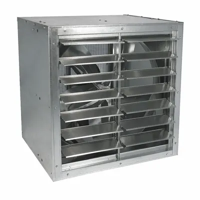 Dayton Cabinet Exhaust Fan, Belt Drive, 48 in Blade, 1 hp, 18,435 cfm - Cabinet Exhaust Fans