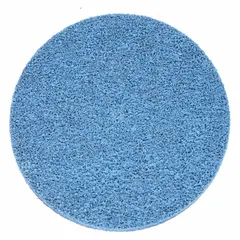 Aluminum oxide deburring wheel for carbon steel and soft metals. Suitable for deburring, edge blending, and surface preparation in metalworking and fabrication. Medium, Hard (7) grade. 3 in diameter, 1/4 in width, 1/4 in arbor hole.