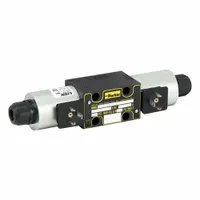 PARKER Hydraulic Directional Valve: 18.5 gpm Max Flow Rate, D03 NFPA Size, Three Positions, 12V DC (MPN D1VW004CNKW)