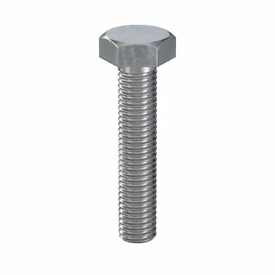LINDSTROM Hex Head Cap Screw: Steel, Class 8.8, Zinc Plated, M10, Metric, 50 mm lg - Class 8.8 Steel Hex Head Cap Screws