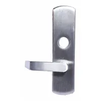 This VON DUPRIN mechanical exit device trim features a lever outside trim and lever exit device style, finished in chrome (silver). It is ADA compliant and designed for use on commercial doors up to 48 inches wide, providing accessible operation for push-bar-equipped emergency exits in facilities such as offices, schools, and hospitals