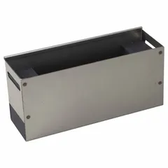 Filter basket designed for solvent-based parts washers. Compatible with Zep and Graymills Dyna-Brute (PW00269) and Dyna-Brute XL (PW00270) models. Used to capture debris and sludge during cleaning, helping maintain fluid cleanliness in industrial parts cleaning operations.