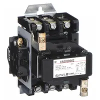 This GE NEMA magnetic contactor is a non-reversing, 3-pole device rated for 45 A at 120V AC coil voltage. It is NEMA Size 2 and designed for switching and controlling motors, lighting, and heating loads in industrial environments such as manufacturing plants, HVAC systems, and pumping stations
