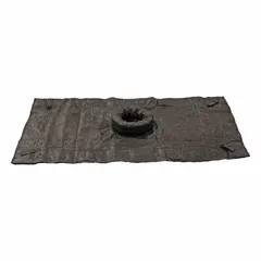 This magnetic street drain filter captures oil and sediment from stormwater runoff. It measures 4 1/2 inches in diameter by 24 inches long, 48 inches wide, and 0 inches high. An overflow port is included. Typical applications include industrial sites, parking lots, and municipal stormwater compliance.